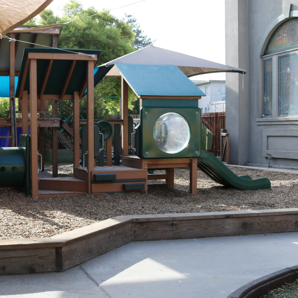 Play structure at Telegraph